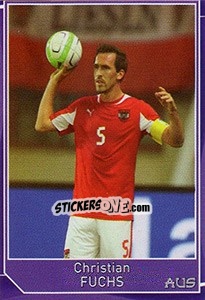 Sticker Christian Fuchs - Evropsko fudbalsko prvenstvo 2016 n. 484 - G.T.P.R School Shop