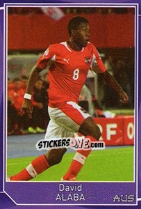 Sticker David Alaba - Evropsko fudbalsko prvenstvo 2016 n. 488 - G.T.P.R School Shop