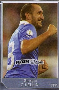 Sticker Giorgio Chiellini - Evropsko fudbalsko prvenstvo 2016 - G.T.P.R School Shop