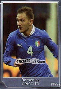 Sticker Domenico Criscito - Evropsko fudbalsko prvenstvo 2016 - G.T.P.R School Shop