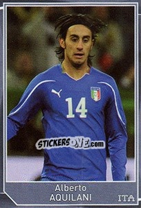 Sticker Alberto Aquilani - Evropsko fudbalsko prvenstvo 2016 n. 512 - G.T.P.R School Shop