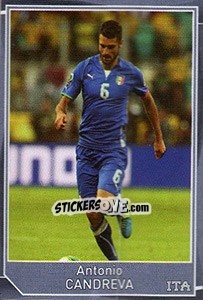 Sticker Antonio Candreva - Evropsko fudbalsko prvenstvo 2016 n. 516 - G.T.P.R School Shop