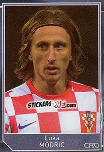 Sticker Luka Modric - Evropsko fudbalsko prvenstvo 2016 n. 527 - G.T.P.R School Shop