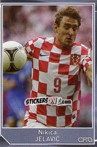 Sticker Nikica Jelavic - Evropsko fudbalsko prvenstvo 2016 - G.T.P.R School Shop