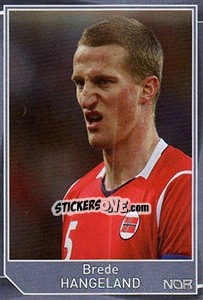 Sticker Brede Hangeland - Evropsko fudbalsko prvenstvo 2016 - G.T.P.R School Shop