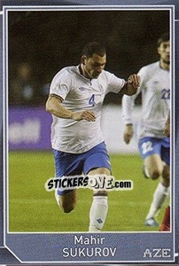 Sticker Mahir Sukurov - Evropsko fudbalsko prvenstvo 2016 - G.T.P.R School Shop