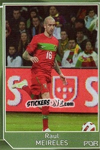 Sticker Raul Meireles - Evropsko fudbalsko prvenstvo 2016 - G.T.P.R School Shop