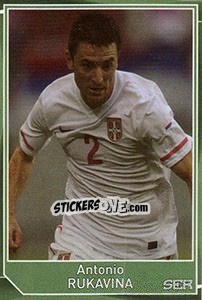 Sticker Antonio Rukavina - Evropsko fudbalsko prvenstvo 2016 n. 596 - G.T.P.R School Shop