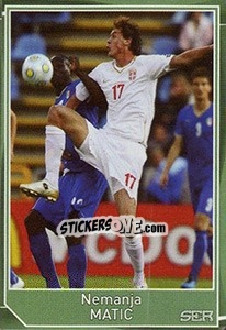 Sticker Nemanja Matic - Evropsko fudbalsko prvenstvo 2016 n. 600 - G.T.P.R School Shop