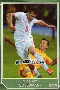 Sticker Miralem Sulejmani - Evropsko fudbalsko prvenstvo 2016 n. 601 - G.T.P.R School Shop