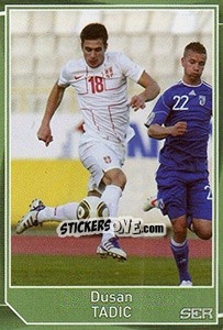 Sticker Dusan Tadic - Evropsko fudbalsko prvenstvo 2016 - G.T.P.R School Shop