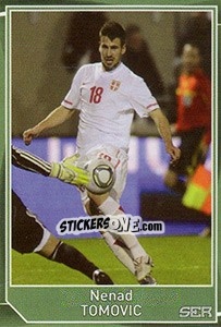 Sticker Nenad Tomovic - Evropsko fudbalsko prvenstvo 2016 - G.T.P.R School Shop