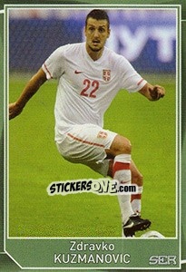 Sticker Zdravko Kuzmanovic - Evropsko fudbalsko prvenstvo 2016 - G.T.P.R School Shop
