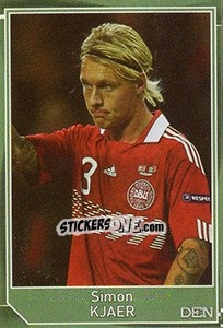 Sticker Simon Kjaer - Evropsko fudbalsko prvenstvo 2016 n. 613 - G.T.P.R School Shop
