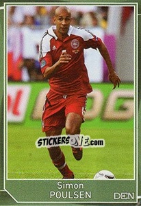 Sticker Simon Poulsen - Evropsko fudbalsko prvenstvo 2016 n. 614 - G.T.P.R School Shop