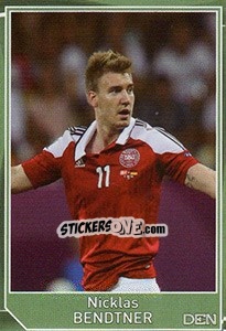 Sticker Nicklas Bendtner - Evropsko fudbalsko prvenstvo 2016 n. 623 - G.T.P.R School Shop