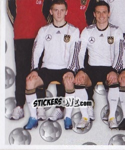Sticker Mannschaft - Deutsche Nationalmannschaft 2010 n. 9 - Panini