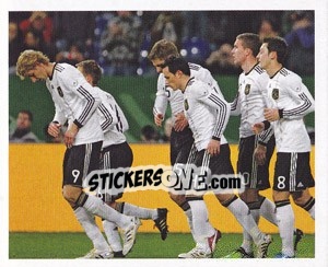Sticker Spielszene - Deutsche Nationalmannschaft 2010 n. 17 - Panini