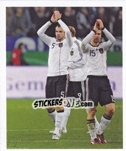 Figurina Spielszene - Deutsche Nationalmannschaft 2010 n. 27 - Panini