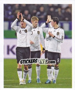 Figurina Spielszene - Deutsche Nationalmannschaft 2010 n. 28 - Panini