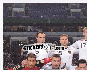 Sticker Startaufstellung - Deutsche Nationalmannschaft 2010 n. 29 - Panini