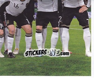 Sticker Startaufstellung - Deutsche Nationalmannschaft 2010 - Panini