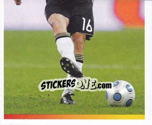 Sticker Philipp Lahm - Deutsche Nationalmannschaft 2010 - Panini