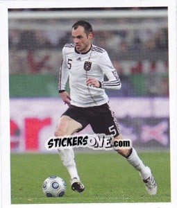 Cromo Heiko Westermann - Deutsche Nationalmannschaft 2010 - Panini