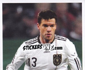 Sticker Michael Ballack - Deutsche Nationalmannschaft 2010 n. 78 - Panini