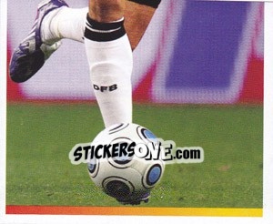 Sticker Michael Ballack - Deutsche Nationalmannschaft 2010 n. 80 - Panini