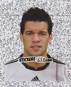 Sticker Michael Ballack Portrait - Deutsche Nationalmannschaft 2010 n. 81 - Panini