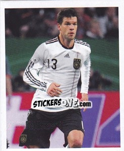 Sticker Michael Ballack - Deutsche Nationalmannschaft 2010 n. 82 - Panini
