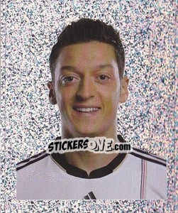 Sticker Mesut Özil Portrait - Deutsche Nationalmannschaft 2010 - Panini