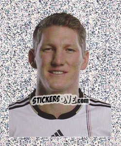 Sticker Bastian Schweinsteiger Portrait - Deutsche Nationalmannschaft 2010 n. 93 - Panini
