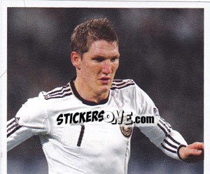 Sticker Bastian Schweinsteiger - Deutsche Nationalmannschaft 2010 n. 94 - Panini