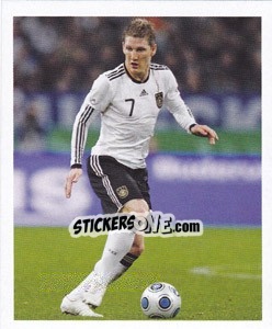 Sticker Bastian Schweinsteiger - Deutsche Nationalmannschaft 2010 n. 96 - Panini
