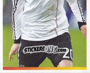 Sticker Aaron Hunt - Deutsche Nationalmannschaft 2010 n. 109 - Panini