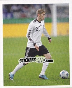 Sticker Aaron Hunt - Deutsche Nationalmannschaft 2010 - Panini