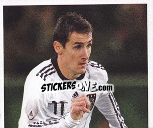 Cromo Miroslav Klose - Deutsche Nationalmannschaft 2010 - Panini