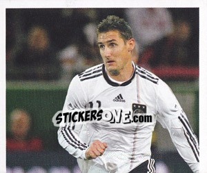 Sticker Miroslav Klose - Deutsche Nationalmannschaft 2010 n. 121 - Panini