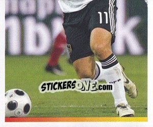 Sticker Miroslav Klose - Deutsche Nationalmannschaft 2010 n. 122 - Panini