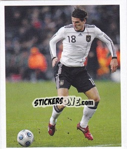 Cromo Mario Gomez - Deutsche Nationalmannschaft 2010 - Panini