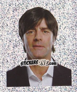 Sticker Joachim Löw Portrait - Deutsche Nationalmannschaft 2010 n. 140 - Panini