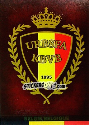 Sticker Belgium - #Tousensemble Road to France 2016 n. 2 - Panini
