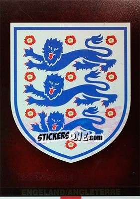 Sticker England - #Tousensemble Road to France 2016 n. 4 - Panini