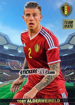 Sticker Toby Alderweireld - #Tousensemble Road to France 2016 n. 11 - Panini