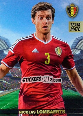Sticker Nicolas Lombaerts - #Tousensemble Road to France 2016 n. 12 - Panini