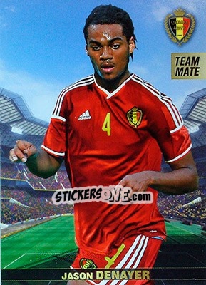 Sticker Jason Denayer - #Tousensemble Road to France 2016 n. 15 - Panini