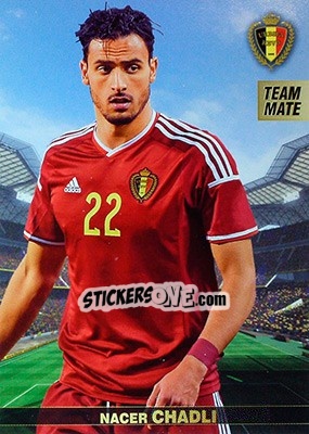Sticker Nacer Chadli - #Tousensemble Road to France 2016 n. 26 - Panini