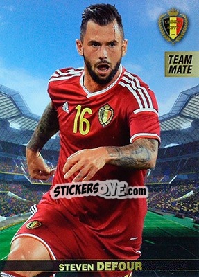 Sticker Steven Defour - #Tousensemble Road to France 2016 n. 29 - Panini